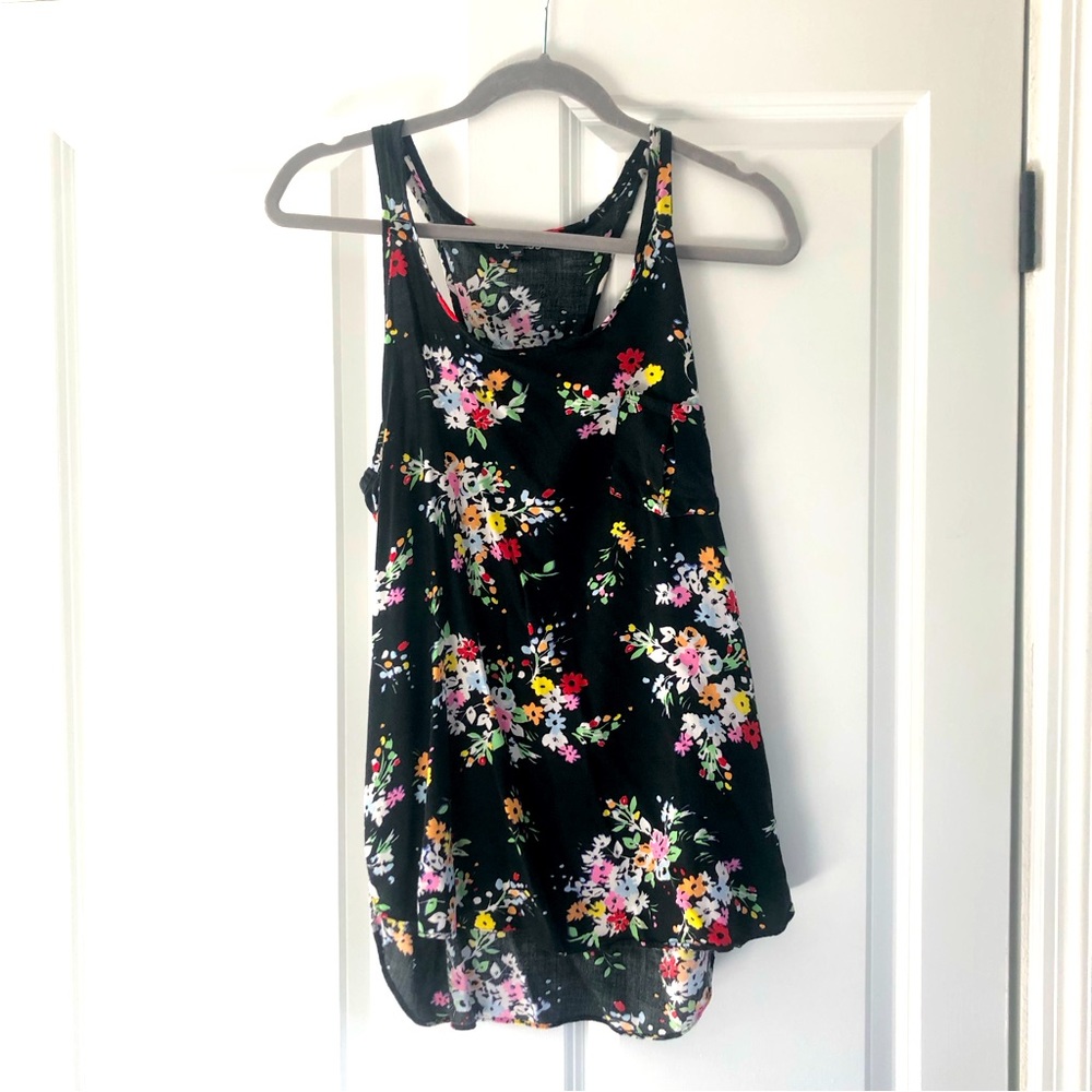 Express floral tank top